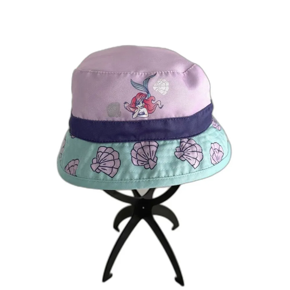 Disney Little Mermaid Toddler Girls Reversible Bucket Style Swim Hat Ariel
